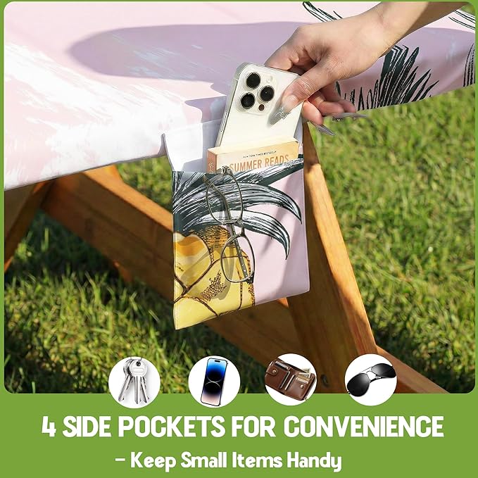 Picnic Table Cover with Bench Covers Elastic Tablecloth Camping Essentials Gear Table Cloth Outdoor Glamping Cool Fun Unique Ideas Birthday Camping Gifts for Mother Mama Mommy Mom from Daughter Son