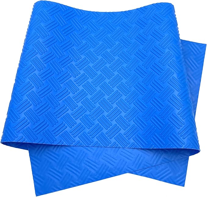 SKARUMMER Swimming Pool Ladder Mat - Protective Pool Ladder Pad Step Mat with Non-Slip Texture, Blue Medium Pool Step Mat, Pool Liner Protection Mat (60 X 45 inch)