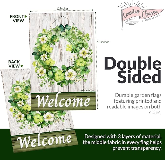 Seasonal Garden Flags Set of 10 for Outside, Yard Flags 12x18 inch Double Sided, Outdoor Small Garden Spring Summer with Anti-Wind Clip and Stopper, Holiday Lawn Decorative Decor Fall