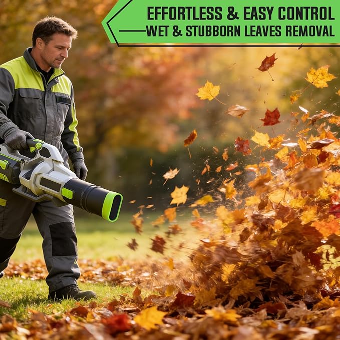 Sealegend Car Drying Nozzle Compatible with EGO Leaf Blower Models 530 575 580 615 650 670 765, Compact Nozzle Attachment for Easy Snow & Leaves Removing, 360°Rotation & Scratch Protection, 9.5 in.