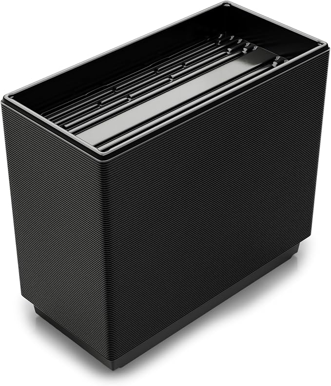 10x20 Inch Black Plastic 100 Pack Plant Propagation Tray – Growing Trays for Garden, Planting, Seedling, Soil & Hydroponic Horticulture - Microgreen Trays Grow Plants - No Drain Holes