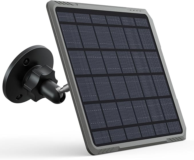 Meidase SP350 Solar Panel 5200mAh for Trail Camera, Built-in Rechargeable Lithium Battery, 12V/1A, 9/1.3A, 6V/2A, 5.5x2.1 DC Plug, 13-feet Cable Solar Panel