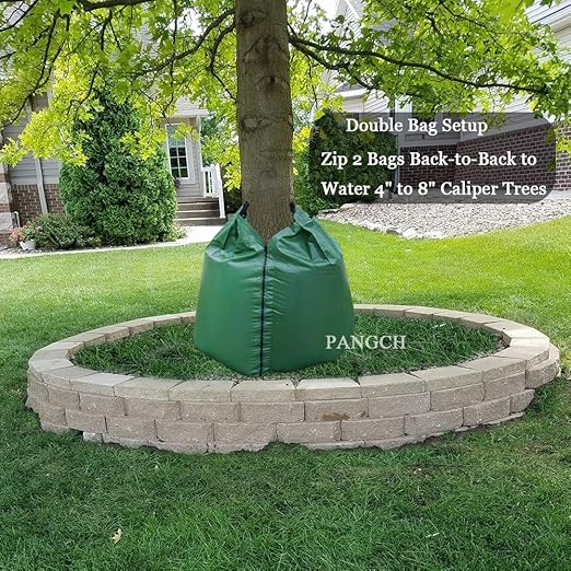 Tree Watering Bag, 20 Gallon Slow Release Tree Watering Bags-Drip Irrigation Bag for Newly Planted or Established Trees (8 Pack)