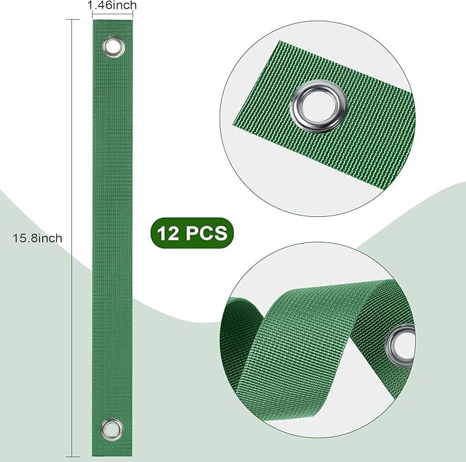 Jevrench 24 PCS Tree Straps for Staking, Tree Support Straps for Guying Staking Newly Planted Sapling Straight and Hurricane Protection, Heavy Duty Tree Stake Straps for Straightening