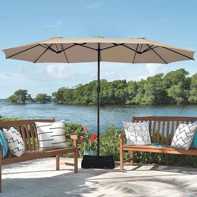 Adabana Outdoor White Pillow Covers Set of 4 18 x 18 Boho Gemetric Decorative Throw Pillow Cover for Farmhouse Patio Couch Sofa Living Room Country