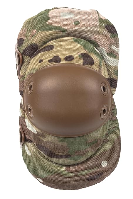 ALTA 53013.16 AltaFLEX Elbow Protector Pad, MultiCAM Cordura Nylon Fabric, AltaLOK Fastening, Flexible Cap, Round, Coyote