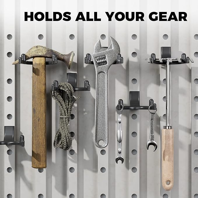 6pcs Storage Shed Hooks for Suncast: U Tool Hangers Compatible with Suncast/Craftsman Shed Tool Hooks Storage Shed Shelves Accessories Utility Double Head Design Garden Storage Shed Hanger