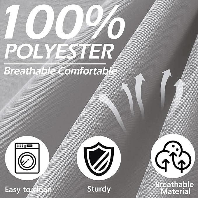 14Pcs Patio Cushion Covers Replacement Splashproof UV-Resistant Inelastic Covers with Zippers, Max Compatible 25.6x25.6x4inch Patio Cushion, for 7 Pcs Outdoor Patio Furniture Sets