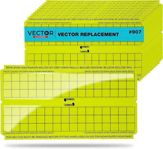 Catchmaster Vector High-Catch Glue Trap Refills, 12-Pk, UV Light Fly Traps for Home, Unscented Sticky Gnat Glue Boards for House, UV Lamp Insect & Mosquito Killer, Adhesive Bug Light Boards