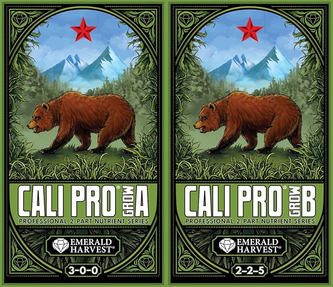 Emerald Harvest Cali Pro Grow A+B Fertilizer Combo, 0.95 L