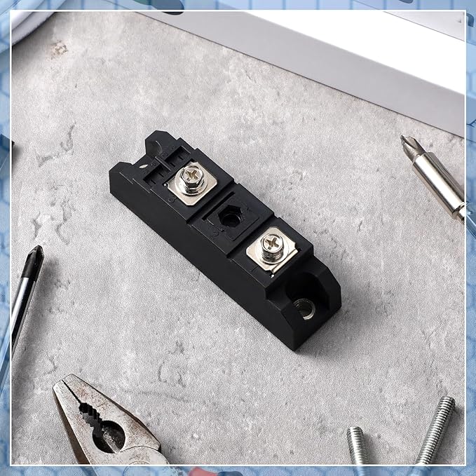 Yexiya 2 Pcs MD 110A (100A)-16 Solar Diode, Anti Reverse One Way Diode Use Voltage Range: AC - 400VAC; DC 3-1000V; Applied in Photovoltaics, Solar Energy Panels 12V 24V 48V