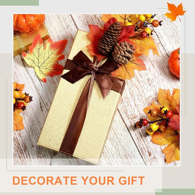 Boao 12 Pack Fall Stems Artificial Berry Picks Fall Picks with Maple Leaves Pine Cone Branches Decorations for Harvest Autumn Thanksgiving Day Flower Arrangements Wreaths Indoor Outdoor Home Decor
