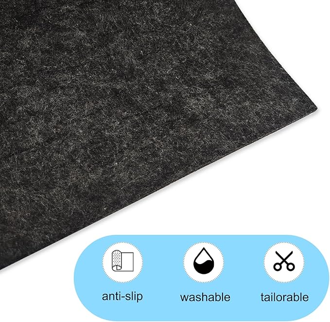 6 x 7.87 FT Outdoor Storage Shed Mat, 3mm Thickened Waterproof Shed Base Flooring Pad, Outdoor Carport Mat, Anti-Slip Dustproof Patio Furniture Floor Scratch Prevention