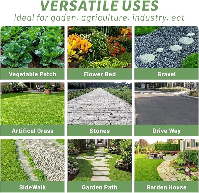 4ftx300ft Weed Barrier Landscape Fabric Heavy Duty, Woven Weed Control Cloth, Woven Geotextile Fabric for Underlayment, Commercial Driveway Weed Block Cover Mat,with 1 Pair of Gloves
