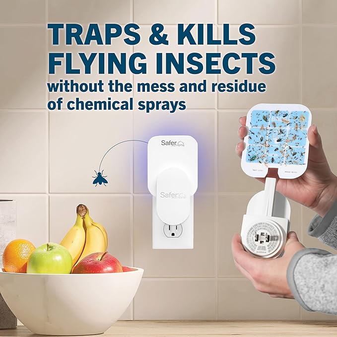 Safer Home SH503 Trap Refill Pack of Glue Cards for SH502 Indoor Fly Trap, Official Safer Home Refills with StickyTech Glue Card Technology, 3 Count (Pack of 1)