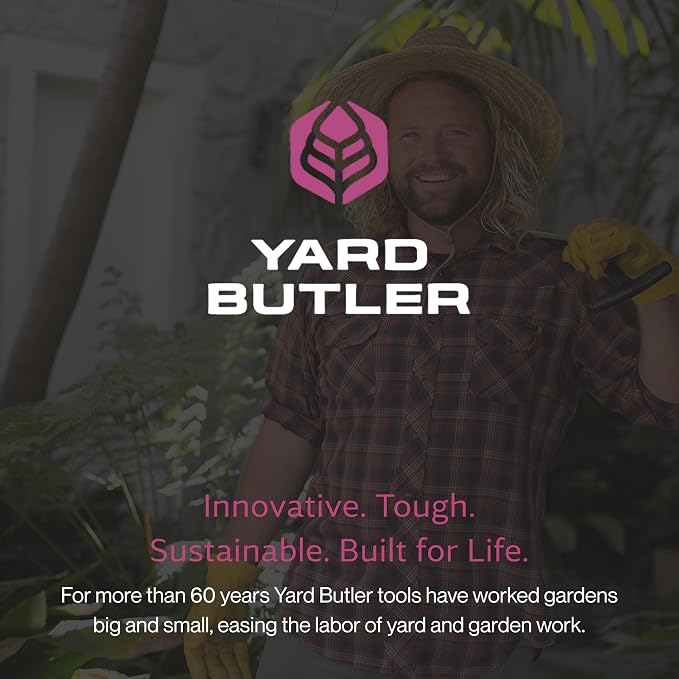 Yard Butler IRKT-1000 Rocket Weeder - Stand-Up Weeder for Lawn Care - Ergonomic & Easy to Use - Power-Coated Steel Construction - Rust-Resistant - Eco-Friendly - Comfortable Length & Long Handle