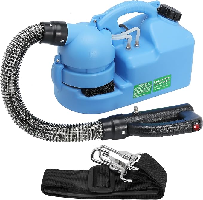 ULV Foggers Machine 7L (1.85 Gallon) Electric Fogger Portable Ultra-Low Atomizer Sprayer Suitable for Indoor and Outdoor Public