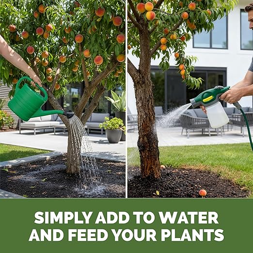 Peach Tree Fertilizer – Liquid Peach Tree Plant Food for Healthy Growth & Fruit Production, 8 oz