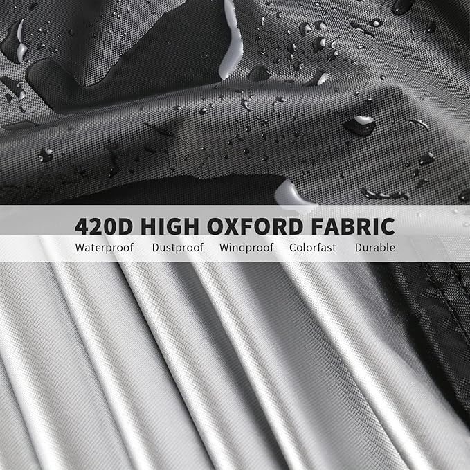 Outdoor Prep Table Cover 30 Inch, Waterproof Fadeproof UV Resistant Patio Stainless Steel Metal BBQ Table Cover All Season Protection for Outdoor Table -30 x 30 x 34 Inch