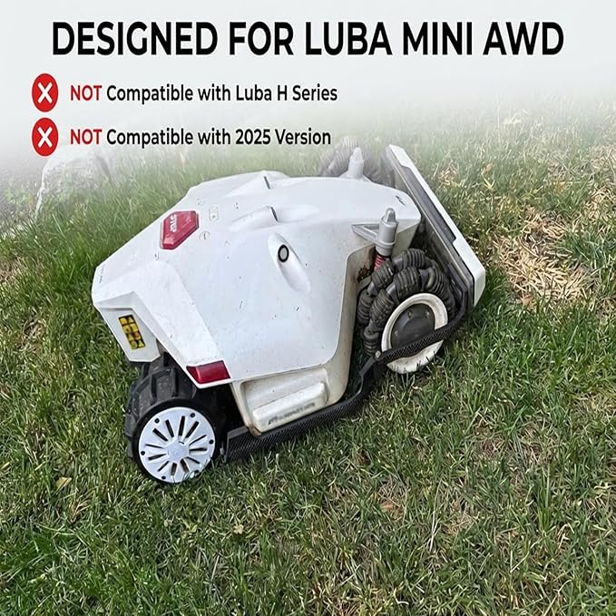Reinforced Side Guard for Mammotion Luba Mini AWD 800/1500 Robot Lawn Mower – Heavy-Duty Left & Right Side Bumper Protection, Robotic Mower Guard (Not Compatible with 2025 or Luba H Series)