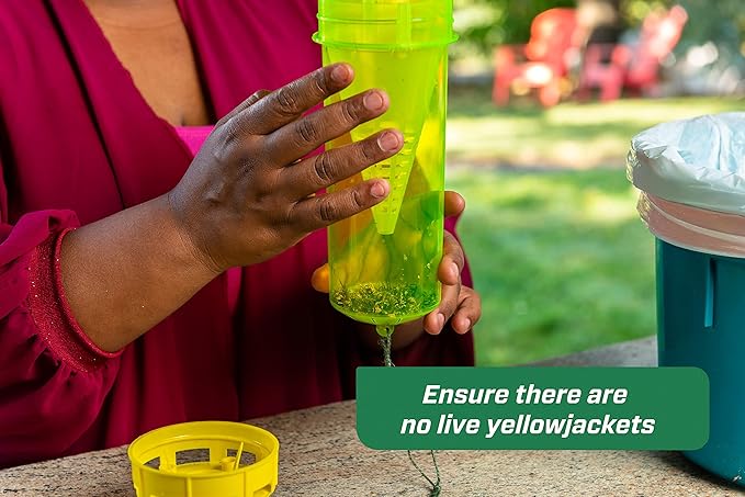 RESCUE! Yellowjacket Attractant – for RESCUE! Reusable Yellowjacket Traps – 4 Week Supply - 10 Pack
