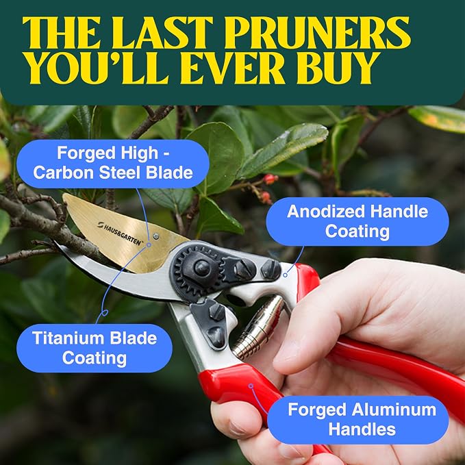 Haus & Garten EnduroPRO Bypass Pruning Shears and PowerPRO Bypass Loppers Bundle