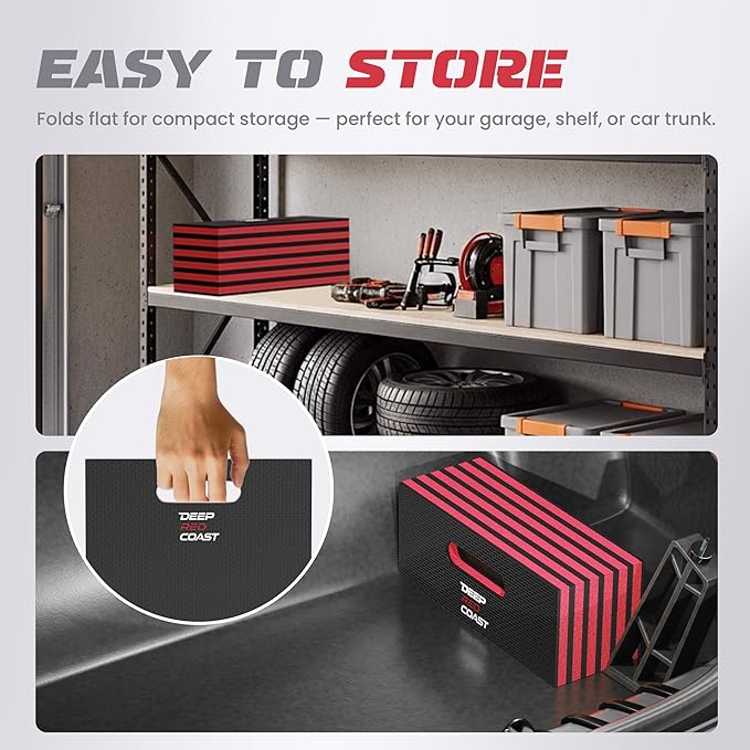 Foldable EVA Utility Mat with Handle & Strap, 47" × 15.8" High Density EVA Foam Kneeling Pad for Garage Work, Workshop Repair, Yard Tasks, Gardening