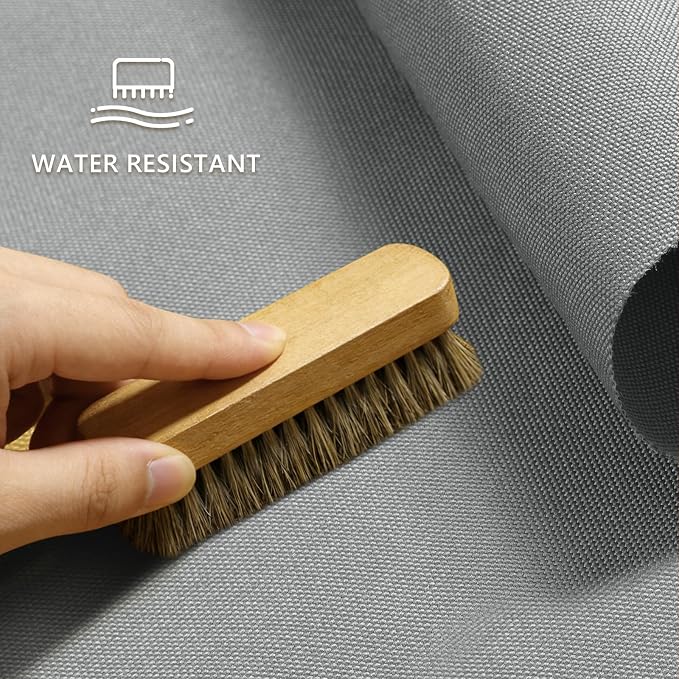Waterproof Canvas Fabric by The Yard 58inch 600D Upholstery Material Polyester Fabric Outdoor Water Resistant Fabric for Sewing Chair Patio Cushion Purse Bag Interior, 12 Yard Silver Grey