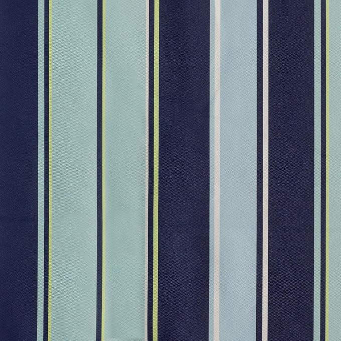 AAAAAcessories Outdoor Chaise Lounge Cushions, Fade-Resistant, Waterproof Patio Furniture Replacement Cushions, 78" x 25" x 3", Ash Teal Seaside Stripe