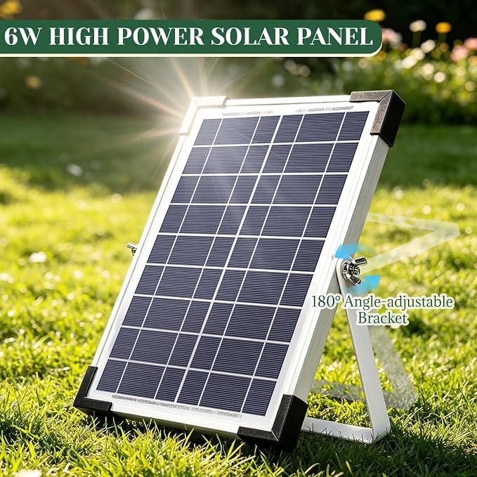 9V 6W Solar Fountain, Solar Water Pump with 3 Nozzles & 9.84ft Cable, Cascading Solar Fountain Solar Bird Bath Fountain for Small Pond, Patio, Garden, Outdoor Water Feature