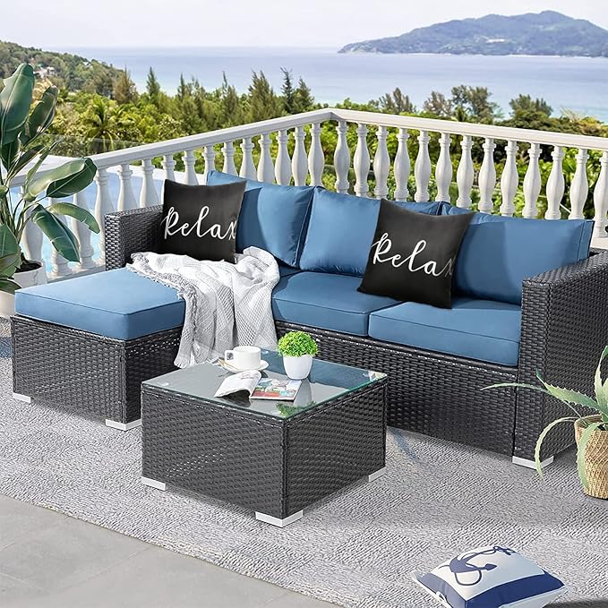Merrycolor Set of 2 Black and White Outdoor Waterproof Pillow Covers 18x18 Relax Throw Pillow Covers Decorative Outdoor Pillows for Patio Furniture