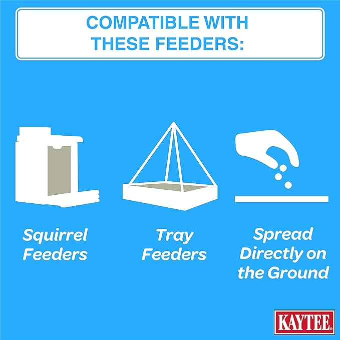 Kaytee Corn On The Cob Food for Wild Squirrels, Rabbits, Chipmunks and Other Backyard Wildlife, 6.5 Pound (Pack of 2)