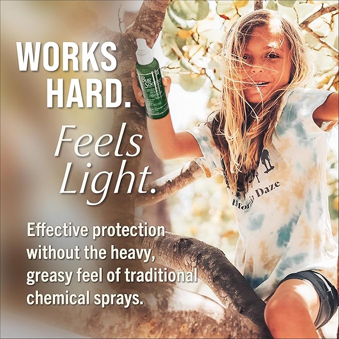 Bug Soother Spray (4 bottle, 2 oz) - Natural Mosquito, Gnat and Insect Deterrent & Repellent with Essential Oils - 100% DEET-Free Safe for Adults & Environment - Made in USA - Includes 1 bottle 1 oz