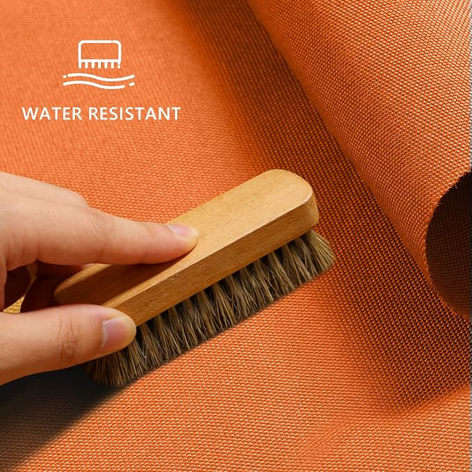 Canvas Fabric by The Yard, 58inch 600D Waterpoof Upholstery Material Polyester Fabric Outdoor Water Resistant Fabric for Sewing Chair Patio Cushion Purse Bag Interior, Pre Cut 3 Yard Orange