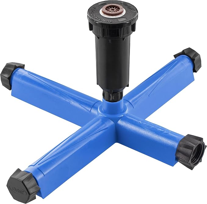 Orbit 27884Z Above Ground All-in-One Irrigation Sprinkler System for Lawn Kit
