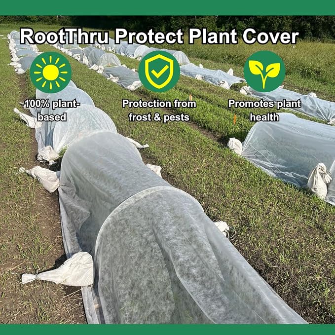 Protect Plant Cover, 3FT x 250FT, Eco-Friendly, Natural, Row Cover, Landscape Frost Protection, Garden Insect Barrier, Shade Cloth, Fruit Protection, Crop Blanket