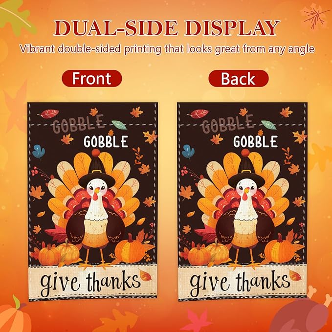 Seasonal Garden Flags Set of 12 Double Sided 12 x 18 Inch, Small Yard Flags for Outside, Christmas Halloween Easter Outdoor Decoration, Holiday Decorative Garden Flags Yard