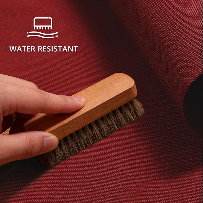 Waterproof Canvas Fabric by The Yard 58inch 600D Upholstery Material Polyester Fabric Outdoor Water Resistant Fabric for Sewing Chair Patio Cushion Purse Bag Interior, Pre Cut 5 Yard Red