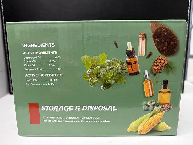 Squirrel Repellent, Peppermint Oil, 24 Pack, Green | For Outdoor, Garden & Indoor Use, Rodent, Mice, Squirrel, Rat Repeller, For Car Engines, 2026 New