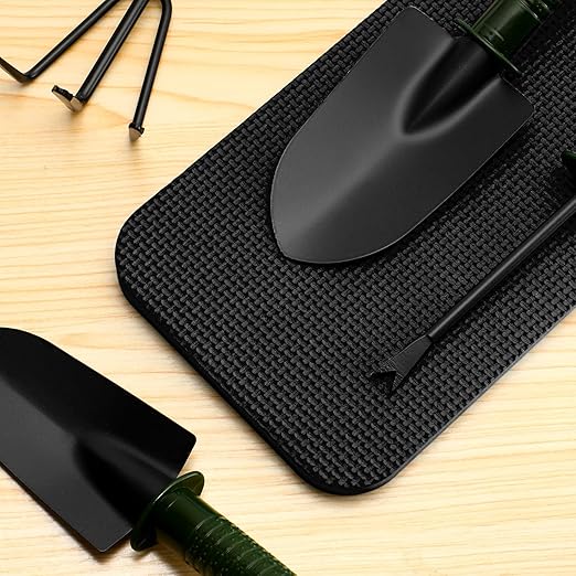 Riakrum 20 Pcs Garden Kneeling Pad Garden Knee Pad Thick Foam Knee Mat Waterproof Cushion for Kneeling Multi Functional and Church Kneeler for Praying, Baby Bath, Yoga, 15.4 x 6.7 Inch (Black)