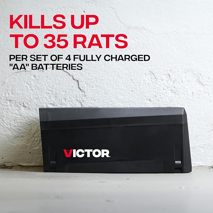 Victor Indoor Electronic Rat Trap, Humane Electric Rat Traps Indoor for Home, No Touch, No See Traps, Pack of 3 - M241BSR-3 - Includes 3