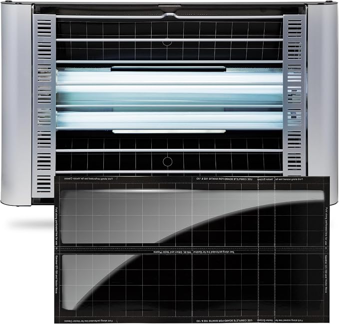 Catchmaster Vector Plasma Grilled Wall-Mounted UV Fly Light Trap - 3,100 sq. ft. Catch Zone, Fly Trap for Dining Rooms & Commercial Kitchens and Fresh & Dry Food Storage, UV Lamp Flying Insect Killer