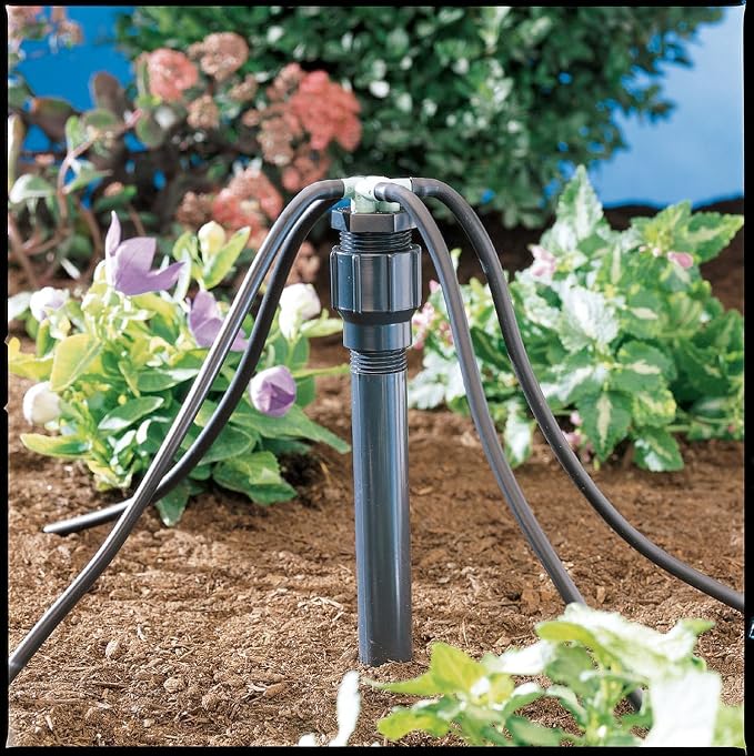 10-Pack Orbit Drip Irrigation System 4-Port Watering Manifold, 1/4" Dripper Tube - 67025