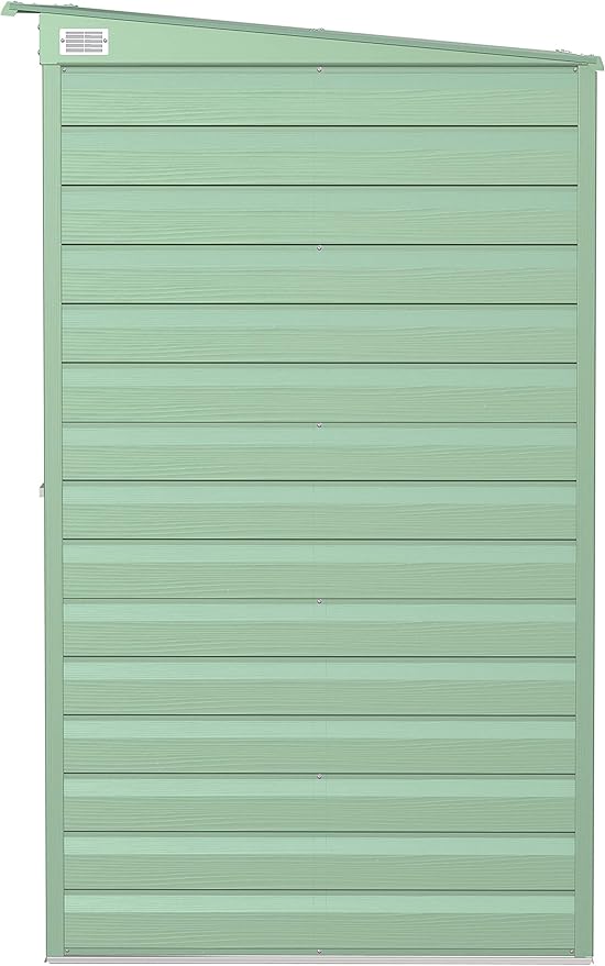 Arrow Sheds 6' x 4' Outdoor Steel Storage Shed, Green