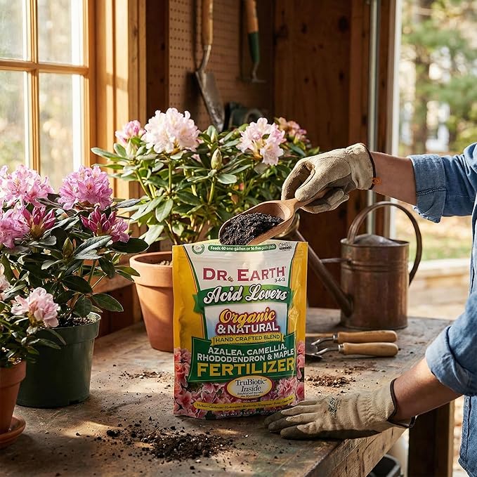 Acid Lovers Organic Granules Plant Food – 4 lb Bags – Azalea and Hydrangea – Gardenia Fertilizer and Japanese Maple for Acidic Soil – 3 Pack