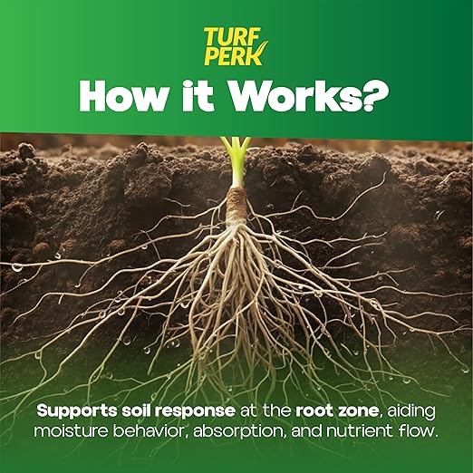 Turf Perk Flower Perk Amino Acid Flower Formula – 16 fl oz – Concentrate Makes Up to 16 Gallons – Amino Acid Plant Formula – for Flowers & Bedding Plants – Safe for Pets