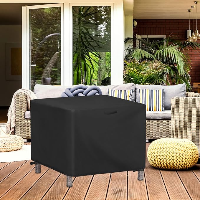 Outdoor Coffee Table Cover Rectangle, 36 Inch Waterproof Patio Table Covers, Heavy Duty Small Outdoor Furniture Cover - 36 x 20 x 16 Inch