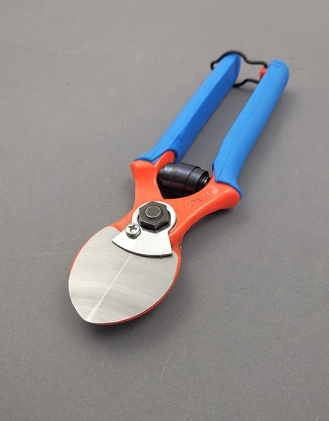 Professional (NO HOBBYIST) Heavy Duty Forged Double Cut Blades Shears #133/20 Flat Back Double Blade for Grafting and Pruning for scions
