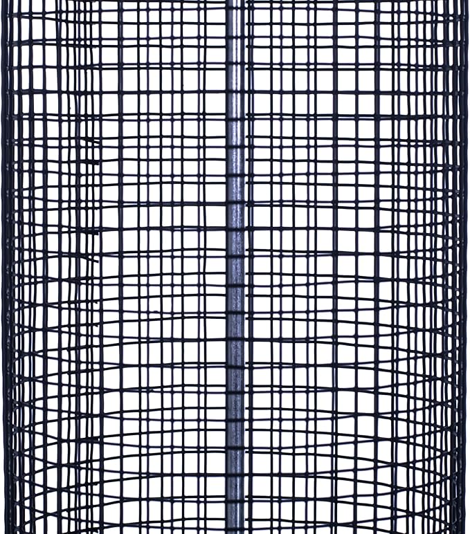 Cottage Garden 12 inch Matte Black Heavy Duty Mesh Metal 3 Lb. Secure Cap Cover Nut Bird Feeder