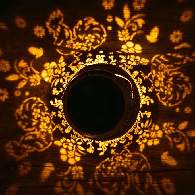 Chicken Solar Lanterns Outdoor Waterproof, Rooster Gifts for Women Men Farmhouse Lovers Hanging Solar Lights for Outside, Decorative Light for Garden Patio Porch Yard Decor